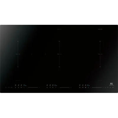 Master Kitchen Piano cottura a induzione MKHI 906-ED 3BR BK in vetroceramica nero da 90 cm