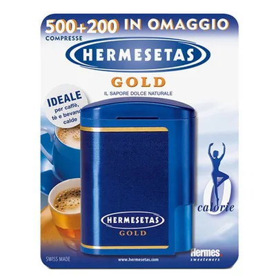 Hermesetas Gold Dolcificante Acalorico 500+200 Compresse