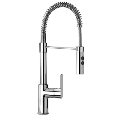Schock Miscelatore monocomando con doccetta NEW AQUASOFT SXSOFT80 finitura cromato