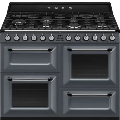 Smeg S Cucina TR4110GR con tre forni e piano cottura gas finitura Slate Grey da 110x60 cm - PROMOZIONE ATTIVA FINO AL 19/10