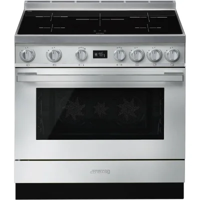 Smeg S Cucina CPF9IPX con forno pirolitico termoventilato e piano cottura induzione finitura inox da 90x60 cm - PROMOZIONE ATTIVA FINO AL 19/10