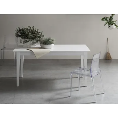 Maronese Acf Tavolo allungabile ICARO con struttura in legno e piano in legno da L.135(175) cm - Con 1 allunga laterale