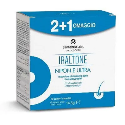 Iraltone Nipon E Ultra Integratore Capelli 3 Confezioni da 30 Capsule