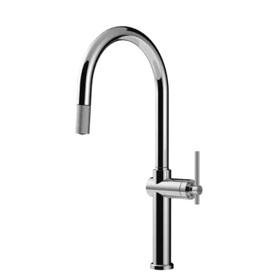 Gessi Miscelatore monocomando con doccetta estraibile Habito 60672 031 finitura cromato - IN PROMOZIONE FINO AL 6/07