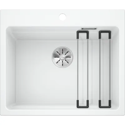 Blanco Lavello una vasca ETAGON 6 1524543 finitura bianco da 60x51 cm - Sopratop