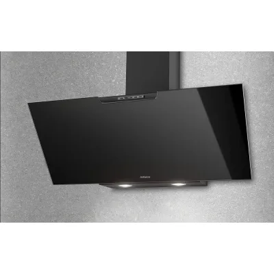 Airforce Cappa a parete aspirante F212 BL/A/90 CCF2129509 finitura nero da 90 cm