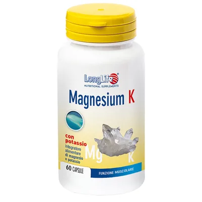 LongLife Magnesium K Integratore Magnesio Potassio 60 Capsule