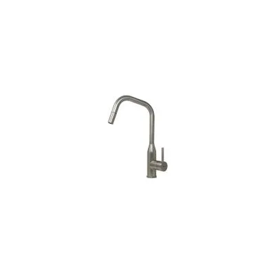 Elleci Miscelatore monocomando con canna girevole e doccetta estraibile DORA PLUS MIKDRPIN finitura IN inox