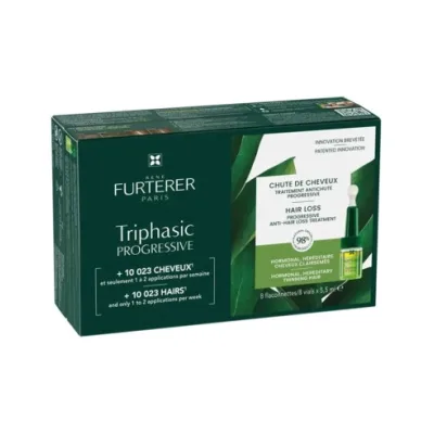 RENE FURTERER TRIPHASIC PROGRESSIVE TRATTAMENTO ANTICADUTA 8 FIALE