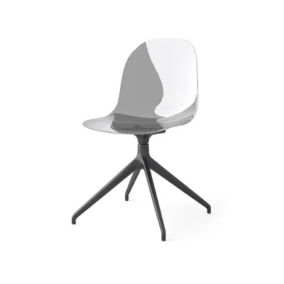 Connubia Sedia girevole Academy CB2174 180 con struttura in alluminio e seduta in policarbonato - IN PROMOZIONE FINO ALL' 11/07