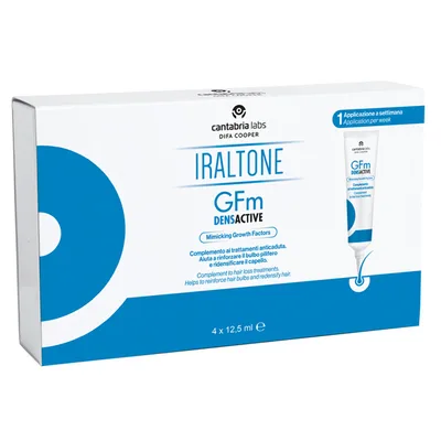 Adenosil GFM Densactive Gel rinforzante e ridensificante per la caduta dei capelli 4 tubi da 12,5 ml