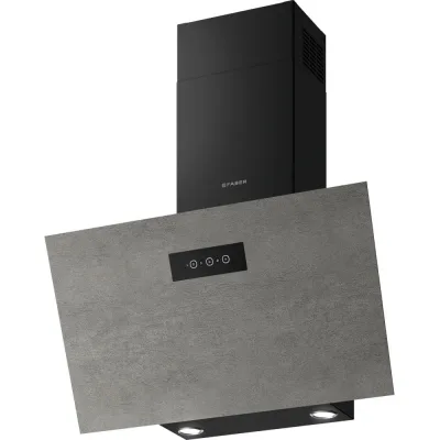 Faber Cappa a parete GREXIA GRES LG A80 330.0694.728 finitura grigio chiaro da 80 cm