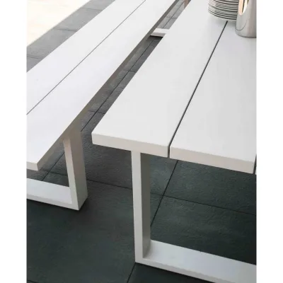 Talenti Tavolo fisso ESSENCE con struttura in alluminio da 270x102 cm