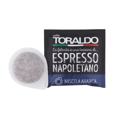 150 Cialde Miscela Arabica Toraldo Caffè ESE 44mm