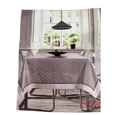 Tovaglia Copritavolo Fantasia Pois in Cotone 140x180