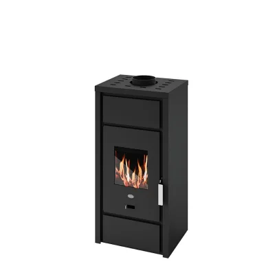 Eva Calòr Stufa a legna ESTER 9016043800 finitura nero