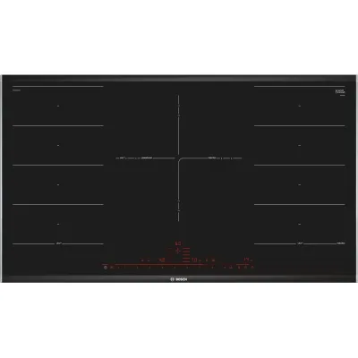 PRONTA CONSEGNA - Bosch Piano cottura a induzione EXxtra PXV975DC1E in vetroceramica nero da 90 cm - Serie 8