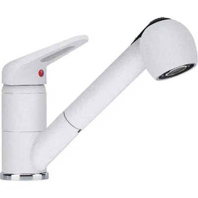 Franke: Miscelatore monocomando Novara Plus Doccia 115.0470.669 finitura bianco