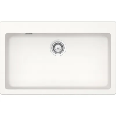 Schock Lavello una vasca SIGNUS N100XL SIGN100A99 finitura bianco puro da 79x50 cm