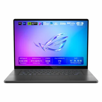 ASUS ROG Zephyrus G14 OLED GA403WR-QS085W AMD Ryzen AI 9 HX 370 50TOPs 32GB NVIDIA GeForce RTX 5070 Ti SSD 1TB 14'' 3K Win11