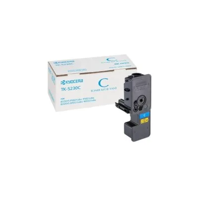 TONER ORIGINALE KYOCERA 1T02R9CNL0 TK-5230C TK5220C TK5230C CIANO Ecosys M5521 2.2K