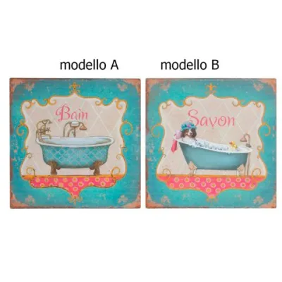 Quadro Bagno VINTAGE 2 Shabby Chic