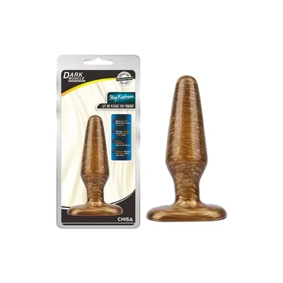 Plug Anale Chisa Dark Muscle Stag Kaufmann 13,7 cm Gold con Ventosa