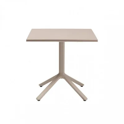 Scab Tavolo fisso Eco Fisso art. 2450 con struttura in tecnopolimero e piano in tecnopolimero da 80x80 cm - CON VOUCHER 15% NEL CARRELLO