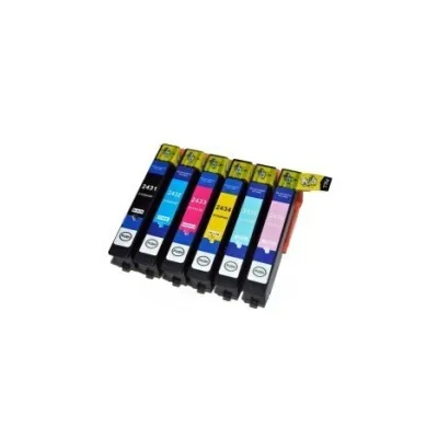 CARTUCCIA COMPATIBILE EPSON EXPRESSION PHOTO XP 750 LIGHT CIANO 24XL T2435 C13T24354012