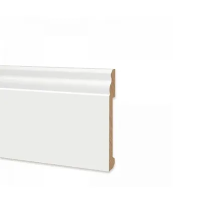 Battiscopa duropolimero ducale bianco 2000x100x14mm