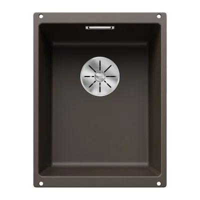Blanco Lavello a una vasca SUBLINE 320-U Platinum 5523415 finitura caffè da 35x46 cm - Sottotop