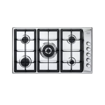 De Longhi Piano cottura a gas PLI 59 GHD in acciaio inox da 86 cm