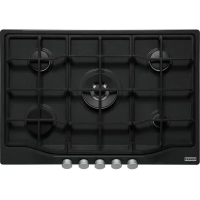 Franke Piano cottura a gas Country 750 FCH 755 4G TC C 106.0696.857 finitura nero da 75 cm