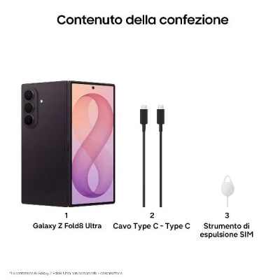 GALAXY FOLD8 ULTRA 12+256GB VIOLET SM-F976BZVBEUE