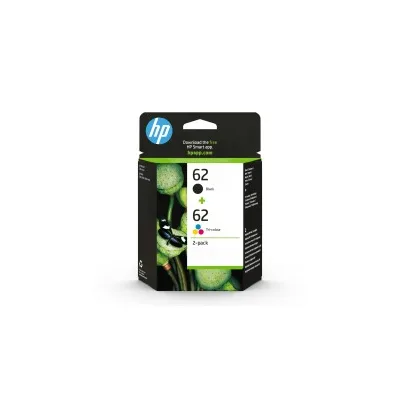 BIPACK CARTUCCIA ORIGINALE HP N9J71AE HP 62 NERO COLORE Envy 5640e