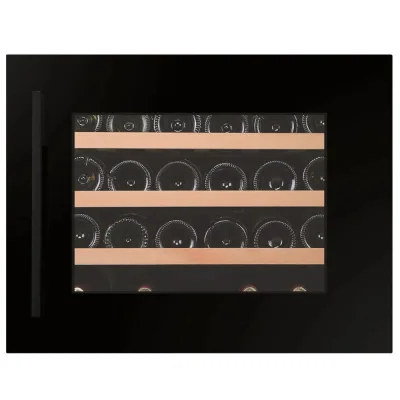Dunavox Cantinetta vino da incasso JOY-24 DXJ-24.51B finitura nero da 59 cm