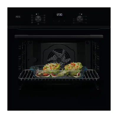 PRONTA CONSEGNA - AEG Forno SurroundCook da incasso NBU 5A20 SB finitura nero lucido da 60 cm
