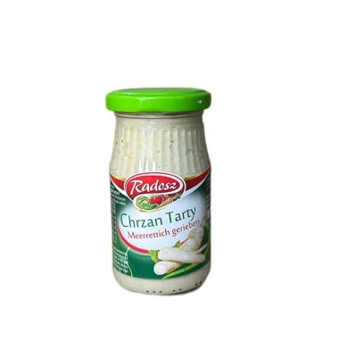 Chrzan Tarty Radosz 180 g Rafano Grattugiato Tradizionale