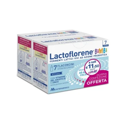 LACTOFLORENE BIMBI 7 FLACONI BIPACK