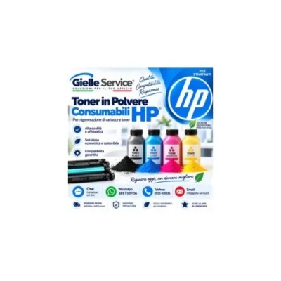 Toner in polvere Nero per HP W1390X/W1480X/W1490A/X - 10 kg