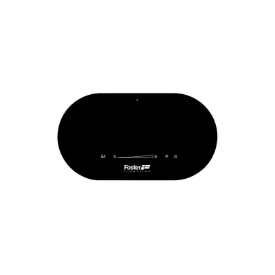 Foster Modulo touch control per 3 zone 7368 030 in vetroceramica nero da 28 cm