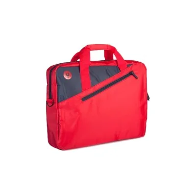 Borsa NGS Ginger Cartella Porta Laptop 15.6" Interno Imbottito 2 Scomparti e Tasca Esterna Colore Rosso