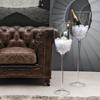 Adriani & Rossi Vaso a calice King in vetro