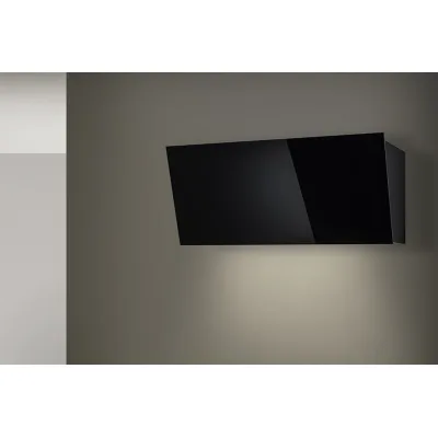 Airone Cappa a parete Ravel finitura nero da 90 cm