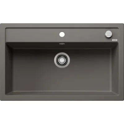 Blanco | Lavello una vasca DALAGO 8 1527248 finitura grigio vulcano da 81.5x51 cm - Sopratop