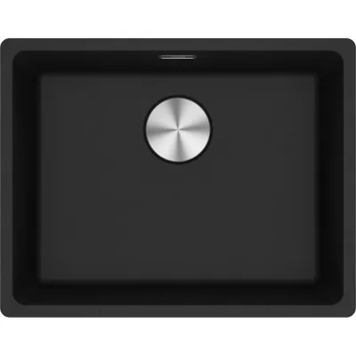 PRONTA CONSEGNA - Franke: Lavello una vasca Vasche Sottotop Maris MRG 110-52 125.0686.716 finitura fragranite nero da 55.3x43.3 cm