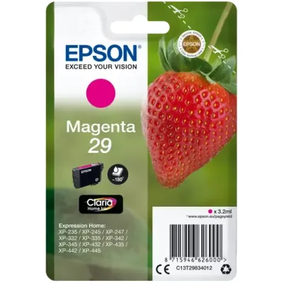 Cartucce Epson 29 serie Fragola nero e colore - Magenta