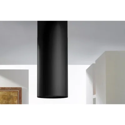 Airone Cappa a isola Itaca finitura nero opaco da Ø39 cm