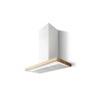 Elica Cappa aspirante a parete BIO WH/A/90 ROVERE PRF0147266B finitura bianco da 90 cm - PROMO ATTIVA FINO AL 26/10