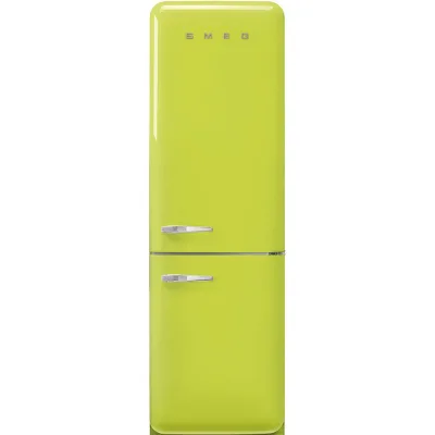 Smeg Frigorifero combinato con cerniere a destra a libera installazione FAB32RLI6 finitura verde lime da 60 cm - IN PROMOZIONE FINO AL 30/06